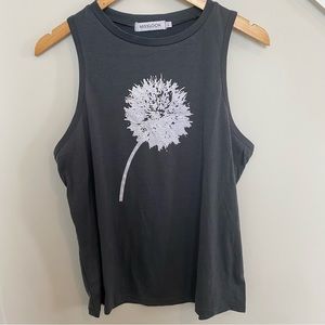 Misslook | Grey dandelion tank top